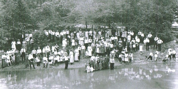 Baptizing In Castor Creek