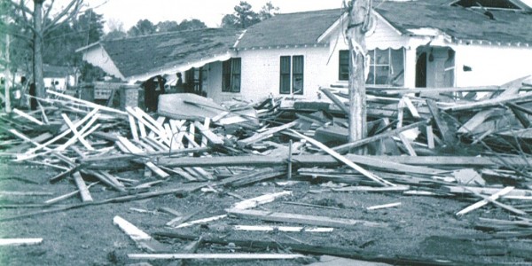 House After Tornado 1950s