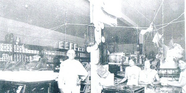 Inside Tullos Store In Olla 1930s