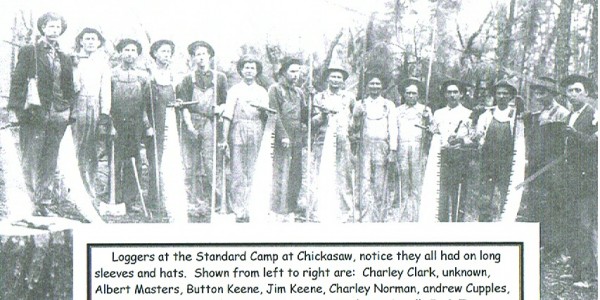 Loggers At Standard Camp