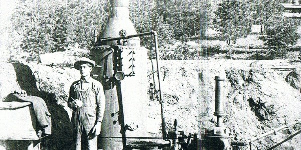 Man In Oil Field